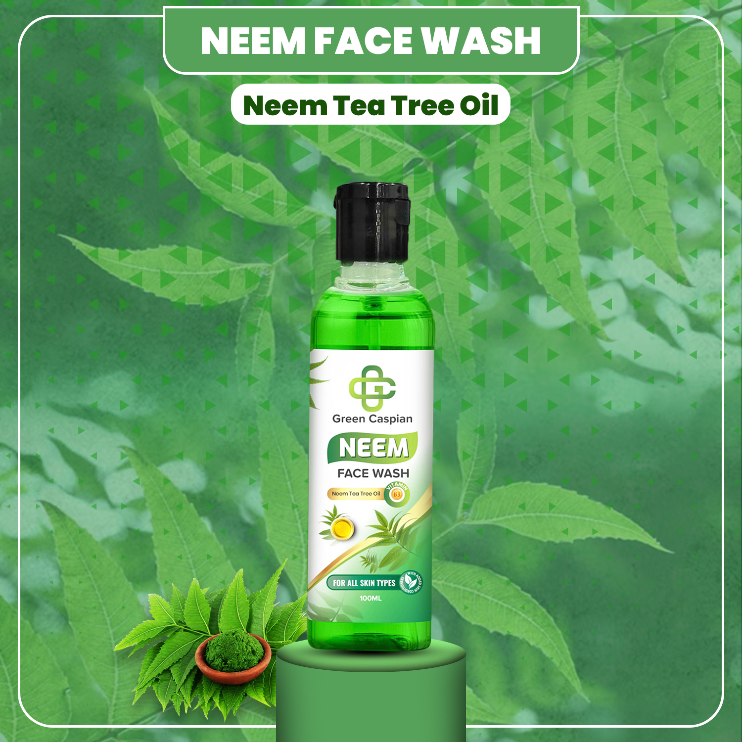 Green Caspian - Neem Face Wash